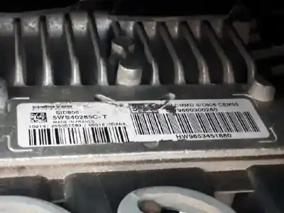 Peça sobressalente para automóvel em segunda mão centralina de motor uce por citroen c3 1.4 hdi cool referências oem iam 5ws40285ct