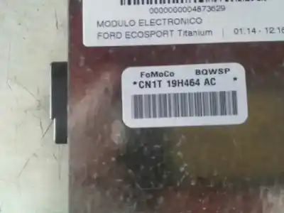 Second-hand car spare part electronic module for ford ecosport titanium oem iam references fb31614066  