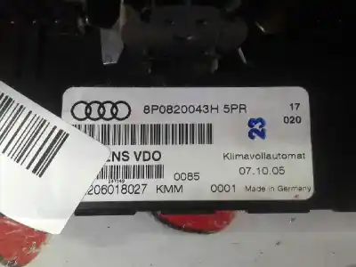 Second-hand car spare part climate control for audi a3 (8p) 2.0 tdi ambiente oem iam references 8p0820043h caja 1 