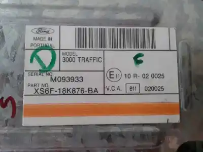 Pezzo di ricambio per auto di seconda mano impianto audio / radio cd per ford transit connect (tc7) 1.8 tddi turbodiesel cat riferimenti oem iam xs6f18k876ba  