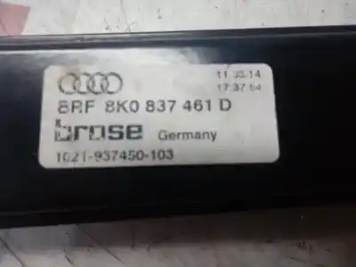 Second-hand car spare part driver left window regulator for audi a4 avant (8k5) (2008) básico quattro oem iam references 8k0837461d