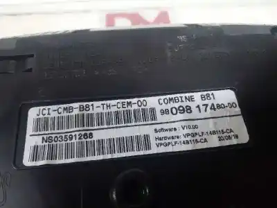 Peça sobressalente para automóvel em segunda mão quadrante por citroen ds5 design referências oem iam   