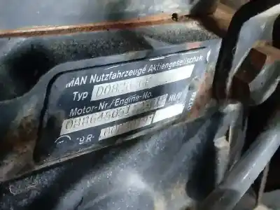 Автозапчасти б/у полный двигатель за man 8.150 8.150 ссылки oem iam d0826gf  