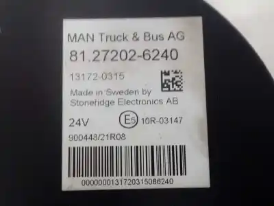 Peça sobressalente para automóvel em segunda mão quadrante por man tgx 18.440 referências oem iam 81272026240  