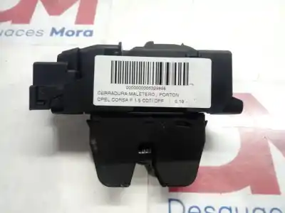 Second-hand car spare part trunk lock for opel corsa f design & tech oem iam references 3644675