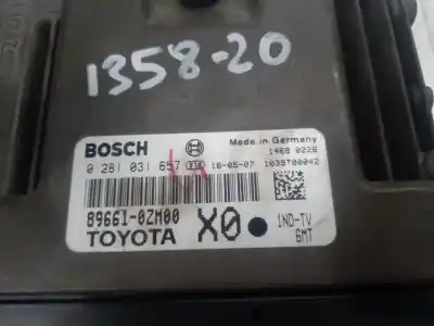 Second-hand car spare part ecu engine control for toyota auris active oem iam references 896610zm00  