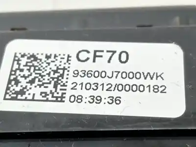 Second-hand car spare part hazard warning lights for kia xceed edrive phev oem iam references 93600j7000  