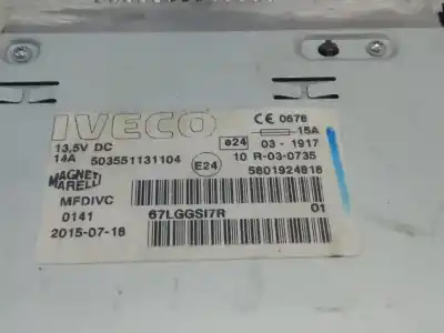 Gebrauchtes Autoersatzteil audiosystem / radio-cd zum iveco stralis 12.9 d oem-iam-referenzen  agencia 04/01/24 