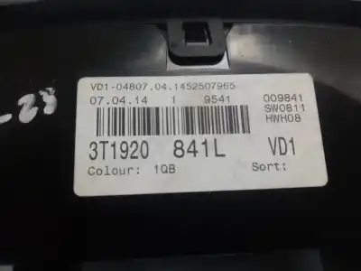 Peça sobressalente para automóvel em segunda mão quadrante por skoda suberb (3t4) elegance referências oem iam 3t1920841l  