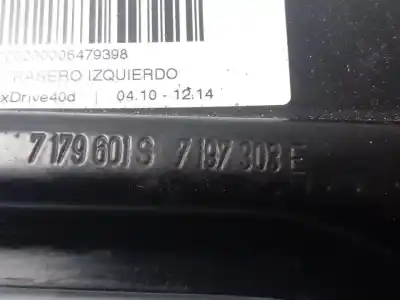 Second-hand car spare part rear left window regulator for bmw x6 (e71) xdrive40d oem iam references 7179601  