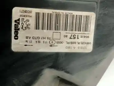 Peça sobressalente para automóvel em segunda mão farol / farolim esquerdo por peugeot 307 cc 2.0 16v referências oem iam   