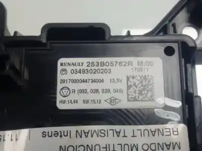 Автозапчастина б/у многофункційне управління для renault talisman intens посилання на oem iam 253b05762r  