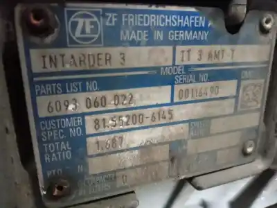 Pezzo di ricambio per auto di seconda mano riduttore per man tgx 18.440 riferimenti oem iam 12as2331to  