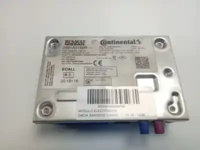 Peça sobressalente para automóvel em segunda mão módulo eletrônico por dacia sandero comfort referências oem iam 2591a5169r