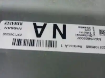 Peça sobressalente para automóvel em segunda mão centralina de motor uce por dacia sandero comfort referências oem iam 237104638s
