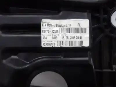 Second-hand car spare part rear left window regulator for kia cee´d drive oem iam references 83450a2010  