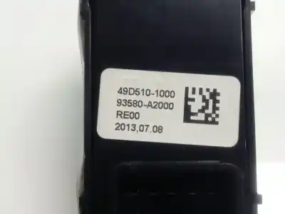 Second-hand car spare part right front power window switch for kia cee´d drive oem iam references 93580a2000  