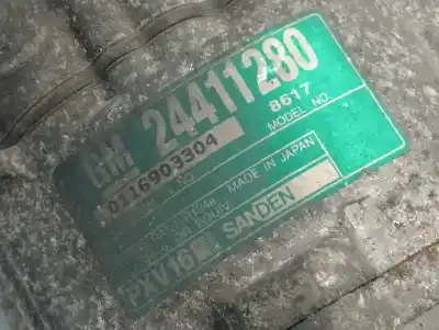 Second-hand car spare part air conditioning compressor for saab 9-3 cabrio 2.0 oem iam references 24411280  