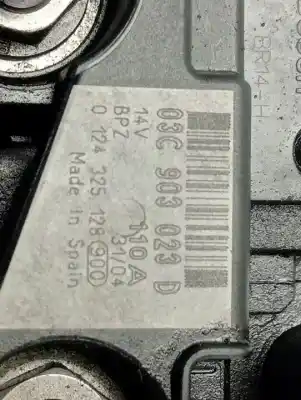 Gebrauchtes Autoersatzteil lichtmaschine zum audi a3 (8p1) blp oem-iam-referenzen 03c 903 023 b  