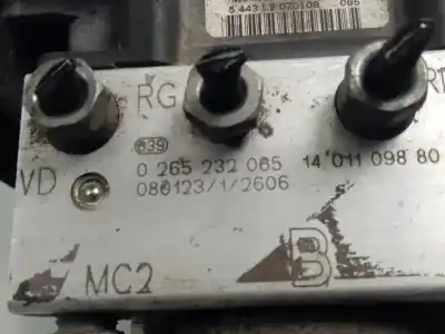 Second-hand car spare part abs for fiat scudo combi (272) panorama family l1h1 120 multijet (5 pl.) oem iam references 0265232065  