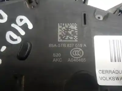 Peça sobressalente para automóvel em segunda mão fechadura da porta dianteira esquerda por volkswagen caddy profesional (sa) (03.2015) dfs referências oem iam 5tb837015a  