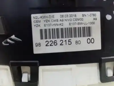 Peça sobressalente para automóvel em segunda mão quadrante por peugeot 208 access referências oem iam 9822621580  