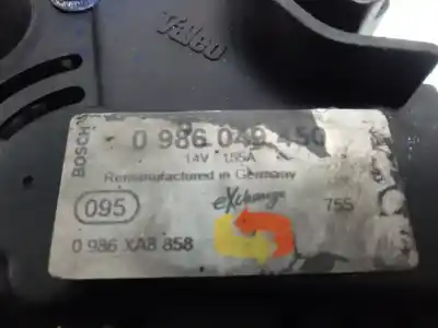 Pièce détachée automobile d'occasion alternateur pour renault espace iv (jk0) g9t742 références oem iam 0986049450  
