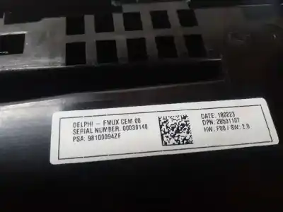 Автозапчастина б/у клімат-контроль для ds 4 crossback style посилання на oem iam 98100094zf  