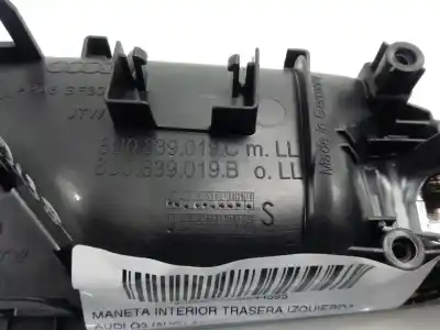 Second-hand car spare part interior left rear handle for audi q3 (8ug) attraction oem iam references   
