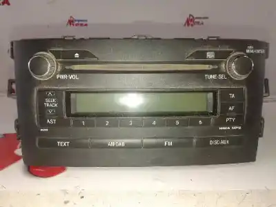 Автозапчастина б/у АУДІО СИСТЕМА / РАДІО CD для TOYOTA AURIS (E15)  Посилання на OEM IAM 8612002A70  