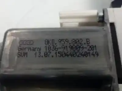 Second-hand car spare part passenger side right window regulator for audi q3 (8ug) attraction oem iam references 8k0959802b  