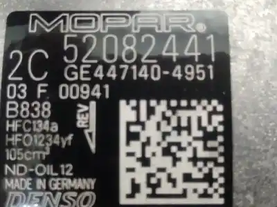 Pezzo di ricambio per auto di seconda mano compressore aria condizionata per jeep compass (mp, m6, mv, m7) 1.4 multiair 4x4 riferimenti oem iam 52082441  