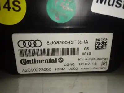 Second-hand car spare part climate control for audi q3 (8ug) attraction oem iam references 8u0820043f  