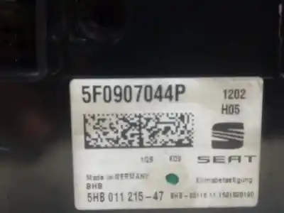 Second-hand car spare part climate control for seat leon st (5f8) reference connect oem iam references 5f0907044p  