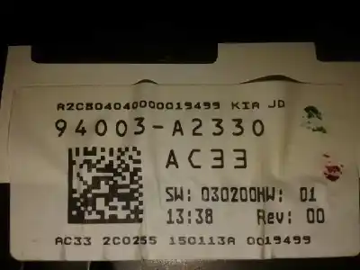 Автозапчасти б/у приборная доска за kia cee´d 1.4 crdi cat ссылки oem iam 94003a2330 caja 3 