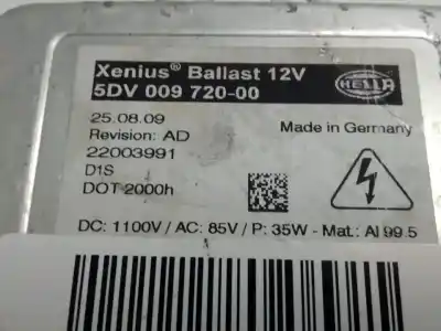 Recambio de automóvil de segunda mano de centralita faros xenon para opel insignia sports tourer a20dth referencias oem iam 5dv00972000  