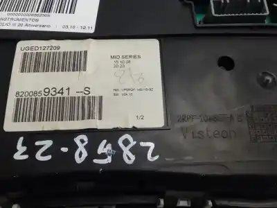 Peça sobressalente para automóvel em segunda mão quadrante por renault clio iii 20 aniversario referências oem iam 8200859341s  