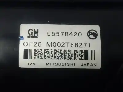 Peça sobressalente para automóvel em segunda mão motor de arranque por opel mokka edition ecoflex referências oem iam 55578420  