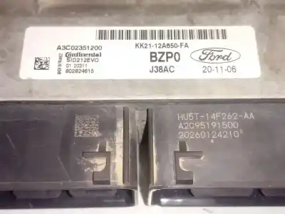 Second-hand car spare part ecu engine control for ford transit furgón (tts) 2.0 tdci cat oem iam references a3c02351200  