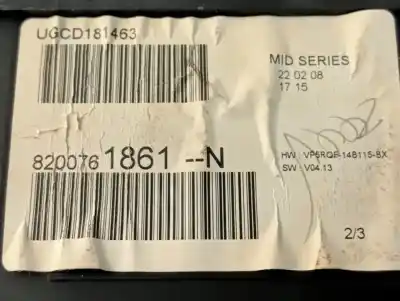 Автозапчастина б/у панель інструментів для renault clio iii pack authentique посилання на oem iam 8200761861n  