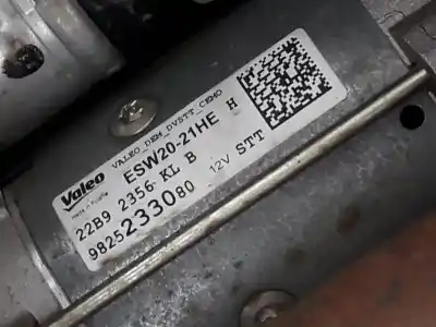 Peça sobressalente para automóvel em segunda mão motor de arranque por peugeot 2008 (p1) active referências oem iam 9825233080