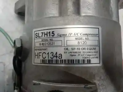 Second-hand car spare part air conditioning compressor for daf lf45  oem iam references sl7h15  