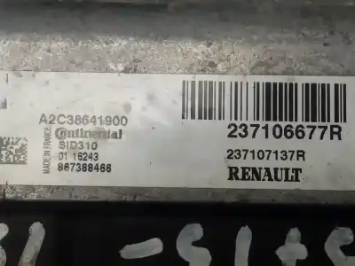 Second-hand car spare part ecu engine control for renault kadjar life oem iam references 237106677r  