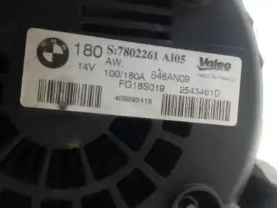 Second-hand car spare part alternator for bmw x1 (e84) sdrive 20d oem iam references 7802261  