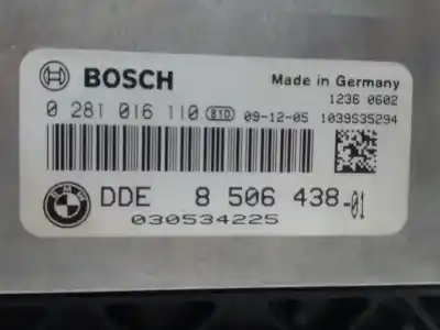 Second-hand car spare part ecu engine control for bmw x1 (e84) sdrive 20d oem iam references 0281016110  