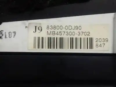 Peça sobressalente para automóvel em segunda mão quadrante por toyota yaris active referências oem iam 838000dj90  