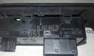Peça sobressalente para automóvel em segunda mão botão / interruptor elevador vidro dianteiro esquerdo por citroen ds4 1.6 hdi fap referências oem iam 96657053zd  