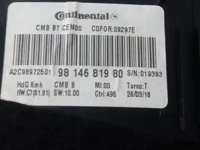 Peça sobressalente para automóvel em segunda mão quadrante por ds 4 crossback 1.6 thp gasolina referências oem iam 9814681980  