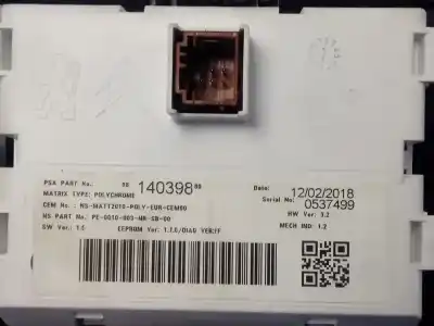 Peça sobressalente para automóvel em segunda mão quadrante por ds 4 crossback 1.6 thp gasolina referências oem iam 9814681980  