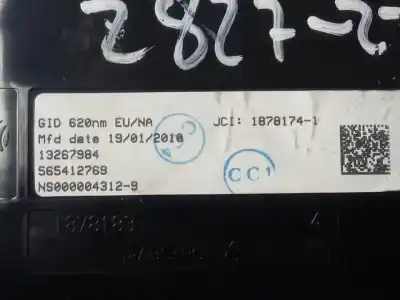 Second-hand car spare part multifunction display for opel astra j lim. cosmo oem iam references 13267984  